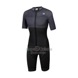 Sportful Ropa Ciclismo Culotte Corto 2021 Hombre Mangas Cortas Negro Gris