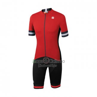 Sportful Ropa Ciclismo Culotte Corto 2021 Hombre Mangas Cortas Rojo