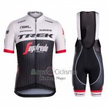 Trek Segafrojoo Ropa Ciclismo Culotte Corto 2016 Mangas Cortas Negro y Blanco