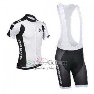 Assos Ropa Ciclismo Culotte Corto 2014 Hombre Mangas Cortas Blanco y Negro