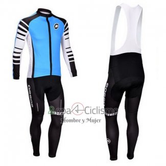 Assos Ropa Ciclismo Culotte Largo 2013 Hombre Mangas Largas Azur y Negro