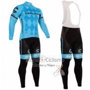 Cannondale Ropa Ciclismo Culotte Largo 2016 Hombre Mangas Largas Azul y Negro