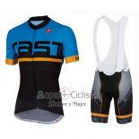 Castelli Ropa Ciclismo Culotte Corto 2016 Hombre Mangas Cortas Azul Negro