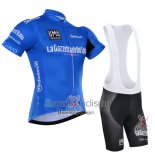 Giro d'Italia Ropa Ciclismo Culotte Corto 2016 Hombre Mangas Cortas Azul y Blanco