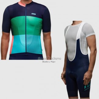 Maap Sector Pro Ropa Ciclismo Culotte Corto 2017 Hombre Mangas Cortas Verde y Azul