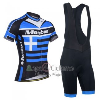 Monton Ropa Ciclismo Culotte Corto 2014 Hombre Mangas Cortas Grecia