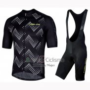 Nalini Podio 2.0 Ropa Ciclismo Culotte Corto 2019 Men Mangas Cortas Negro Blanco