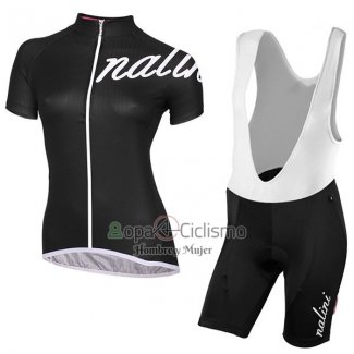 Nalini Wave Ropa Ciclismo Culotte Corto 2017 Mujer Mangas Cortas Profundo Negro