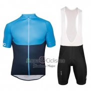 Poc Essential XC Ropa Ciclismo Culotte Corto 2018 Hombre Mangas Cortas Azul