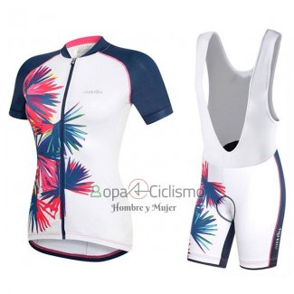 Rh+ Ropa Ciclismo Culotte Corto 2017 Mujer Mangas Cortas Blanco