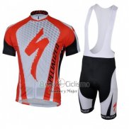 Specialized Ropa Ciclismo Culotte Corto 2018 Hombre Mangas Cortas Rojo Blanco