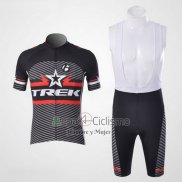 Trek Ropa Ciclismo Culotte Corto 2011 Mangas Cortas Negro y Blanco