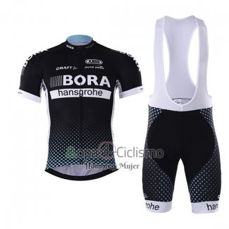 Bora Ropa Ciclismo Culotte Corto 2017 Mangas Cortas Profundo Negro