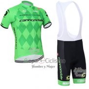 Cannondale Ropa Ciclismo Culotte Corto 2016 Hombre Mangas Cortas Verde