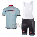 Castelli Ropa Ciclismo Culotte Corto 2017 Hombre Mangas Cortas Azul Claro