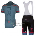 Castelli Ropa Ciclismo Culotte Corto 2018 Hombre Mangas Cortas Verde Militare