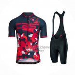 Castelli Ropa Ciclismo Culotte Corto 2021 Hombre Mangas Cortas Rojo APagado Azul