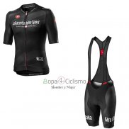 Giro d'Italia Ropa Ciclismo Culotte Corto 2020 Hombre Mangas Cortas Negro