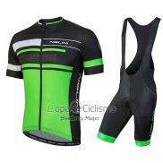 Nalini Fatica Ropa Ciclismo Culotte Corto 2018 Men Mangas Cortas Verde