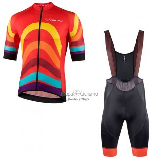 Nalini Ropa Ciclismo Culotte Corto 2022 Men Mangas Cortas Rojo