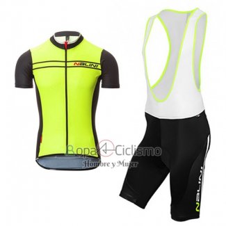 Nalini Sinello Ti Ropa Ciclismo Culotte Corto 2017 Men Mangas Cortas Verde