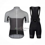 Poc Ropa Ciclismo Culotte Corto 2021 Hombre Mangas Cortas Gris