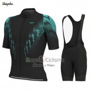 Rapha Ropa Ciclismo Culotte Corto 2019 Hombre Mangas Cortas Negro Verde