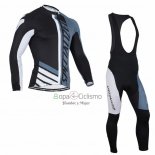 Specialized Ropa Ciclismo Culotte Largo 2016 Hombre Mangas Largas Blanco y Azul